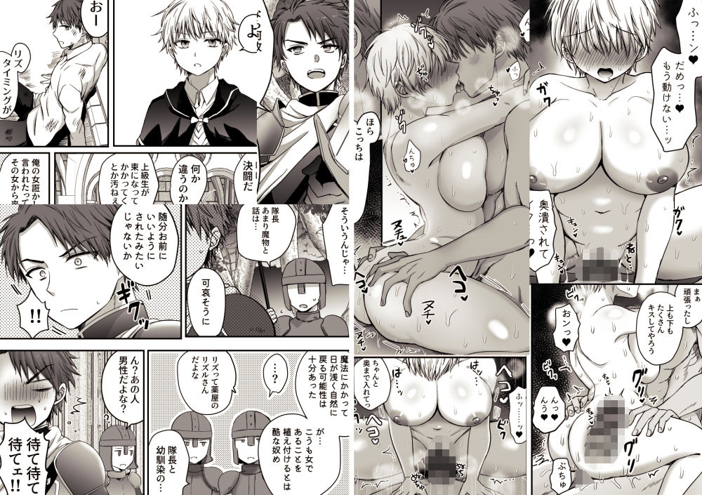 魔法で女体化した俺を抱くなどおまえは絶対正気じゃない！ 8枚目